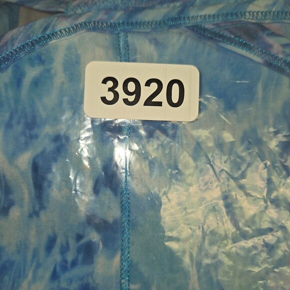 Ivivva By Lululemon Girls Size 14 Blue Tie-Dye Romper With Pockets & Drawstring - Picture 11 of 11